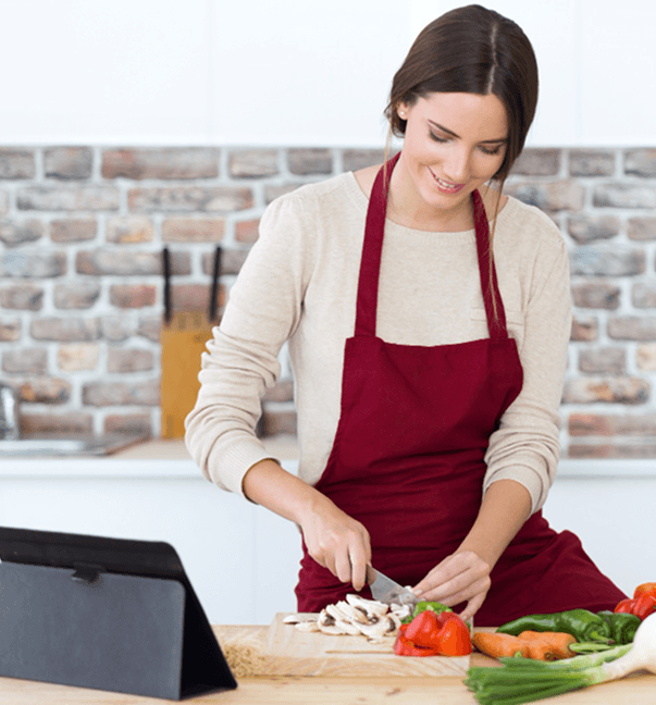Person preparing food