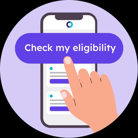 See if you qualify by selecting the 'Check my eligibility' button.